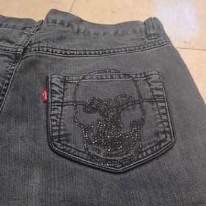 💀Levi's Black Andy Warhol Factory X Levi's X Damien Hirst Jeans 27x36